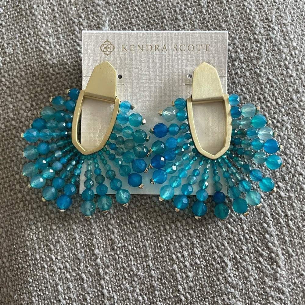 KENDRA SCOTT Teal Agate DIANE GOLD STATEMENT